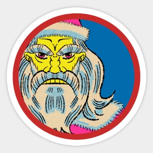 Mean Santa Sticker